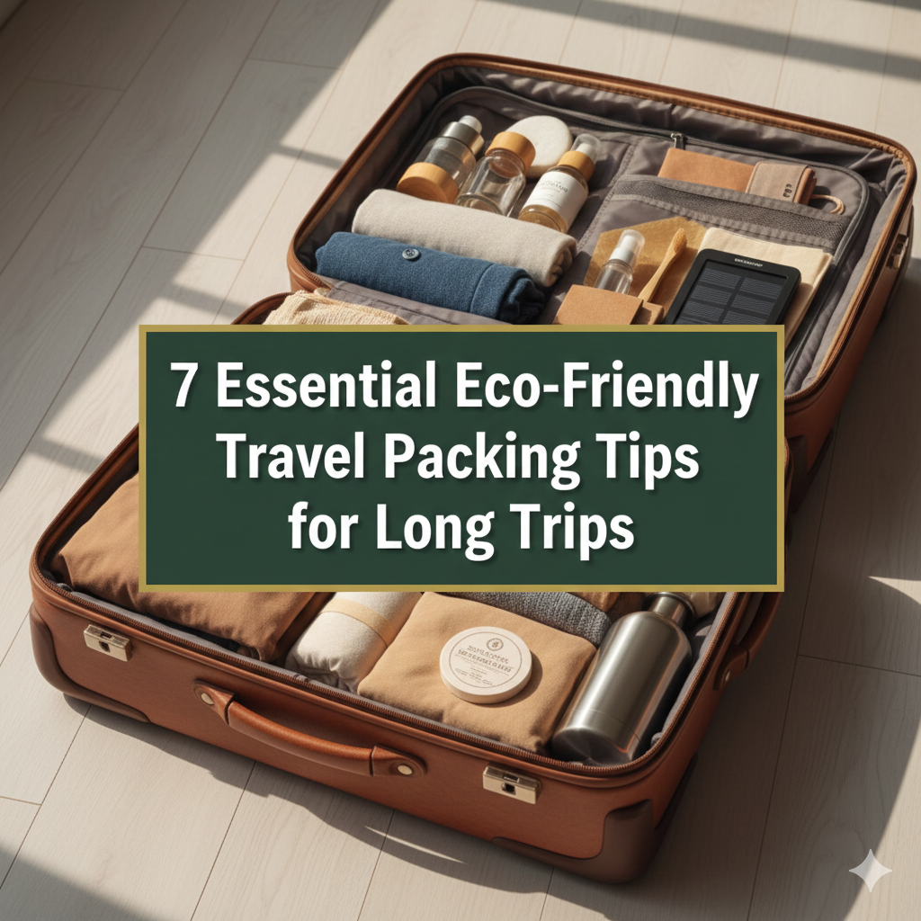 7 Essential Eco-Friendly Travel Packing Tips for Long Trips
