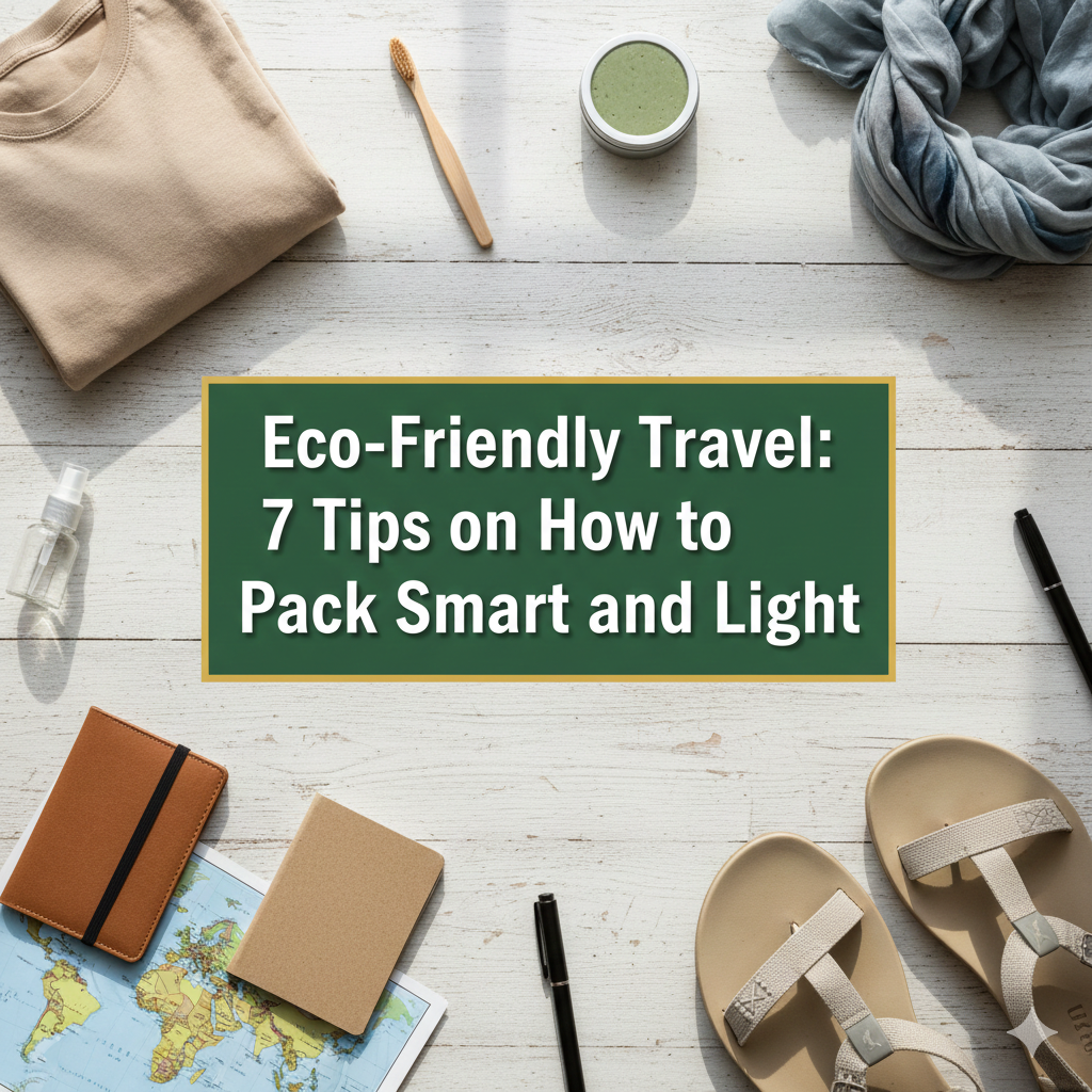 Eco-Friendly Travel: 7 Tips on How to Pack Smart and Light