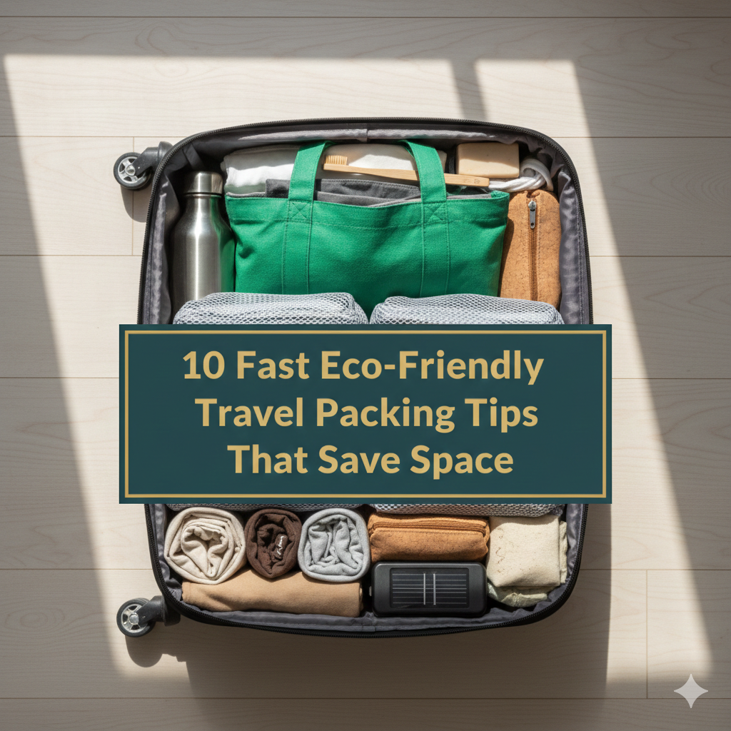10 Fast Eco-Friendly Travel Packing Tips That Save Space