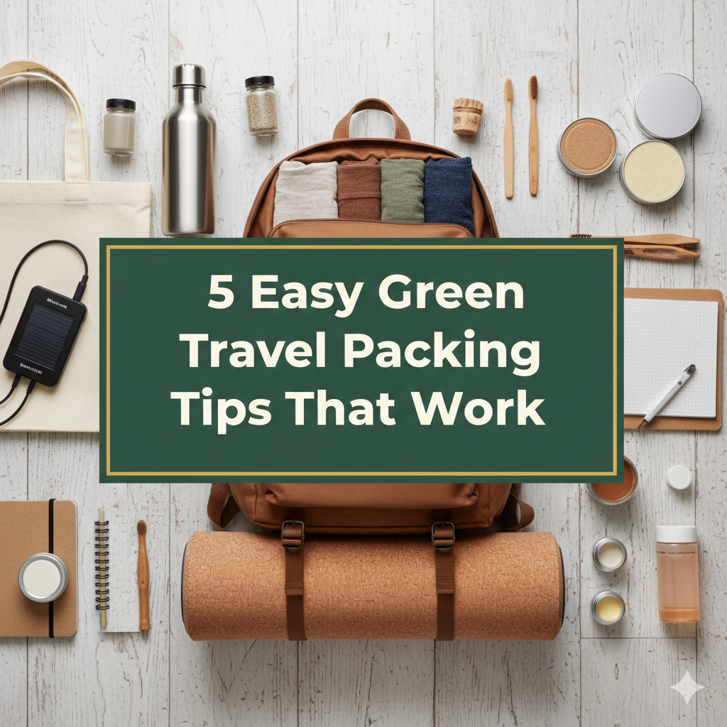 5 Easy Green Travel Packing Tips That Work