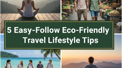 5 Easy Eco-Friendly Travel Lifestyle Tips