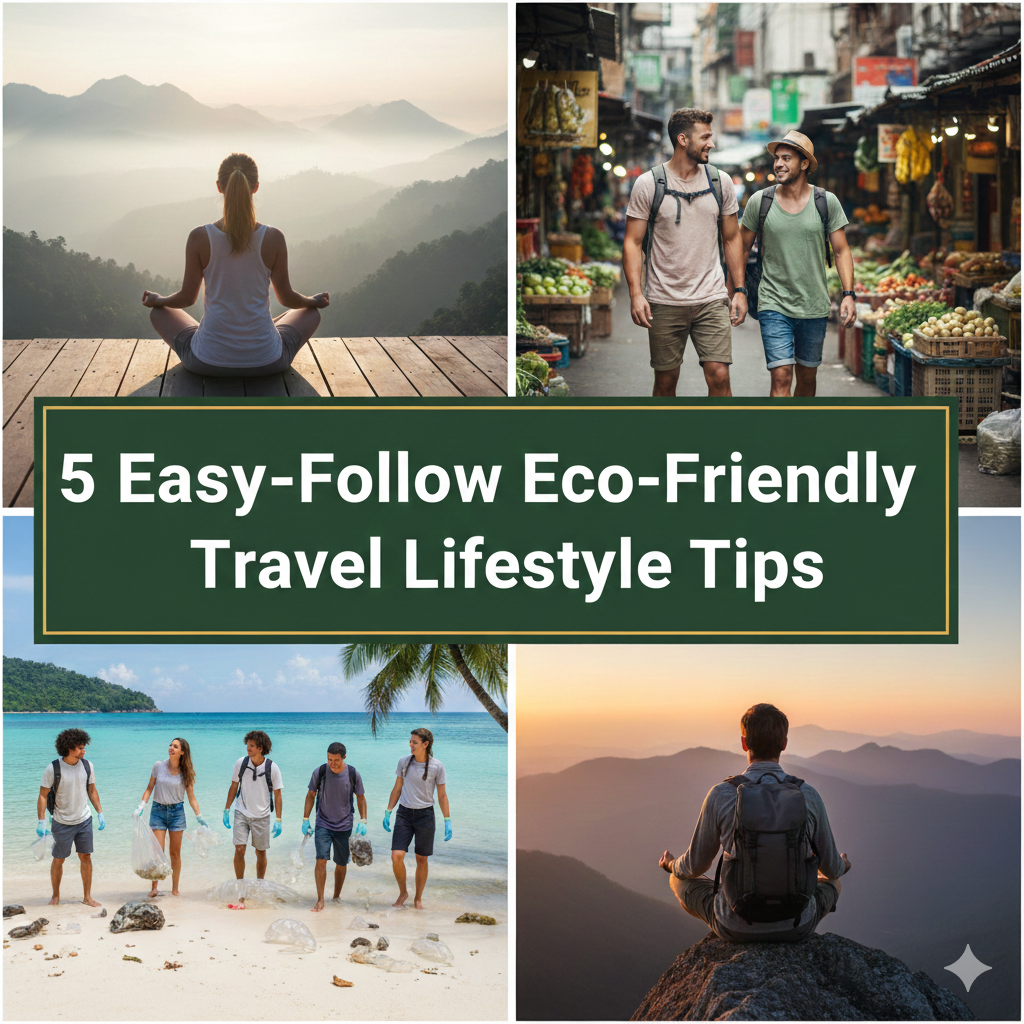 5 Easy Eco-Friendly Travel Lifestyle Tips