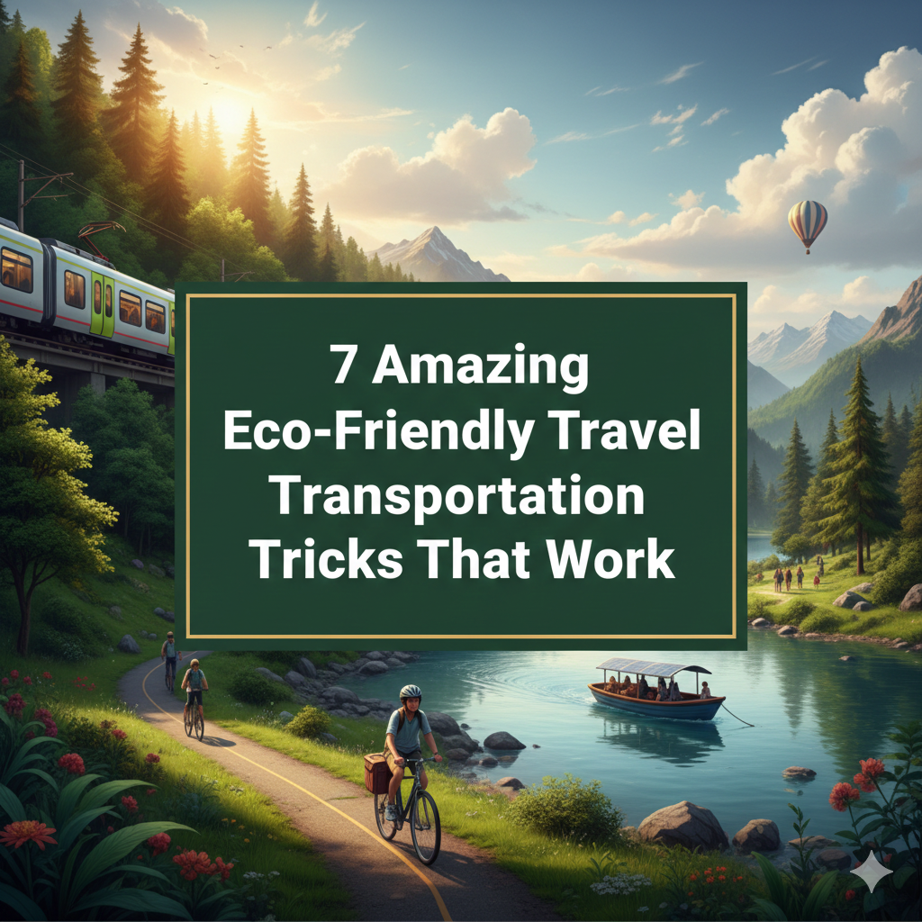 7 Amazing Eco-Friendly Travel Transportation Tricks