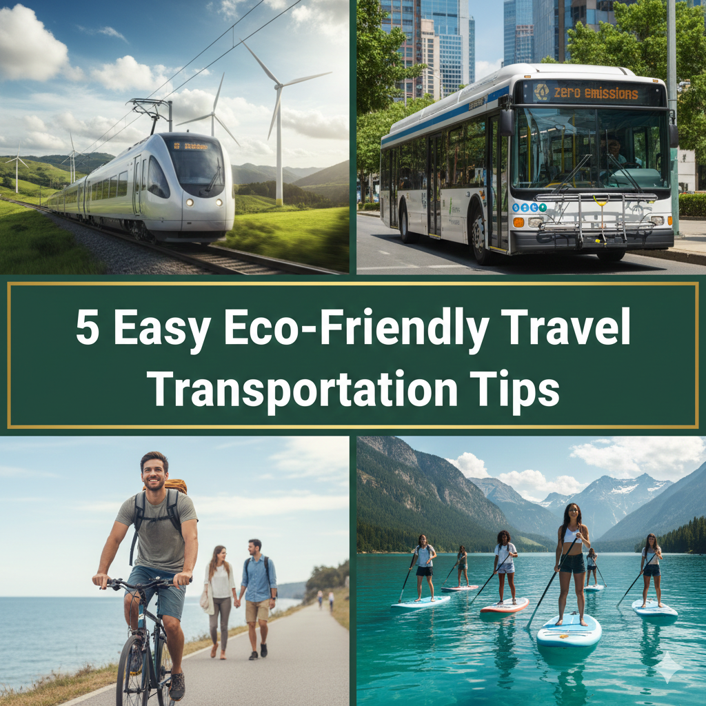 5 Easy Eco-Friendly Travel Transportation Tips