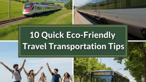 10 Quick Eco-Friendly Travel Transportation Tips